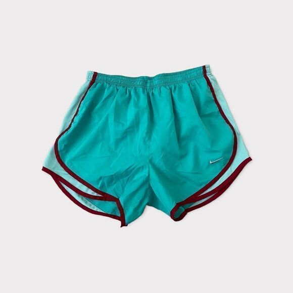 Nike Dri Fit Flowy Activewear Running Green Shorts - Picture 1 of 5